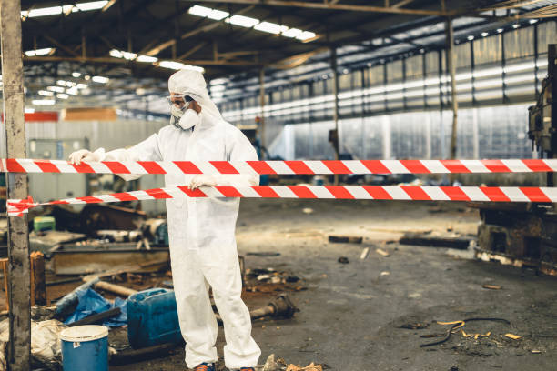 Professional Biohazard technician working in Chesterfield, IN